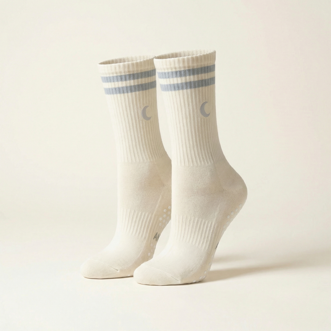 Chaussettes Grip Pilates Moon Edition – Ivoire